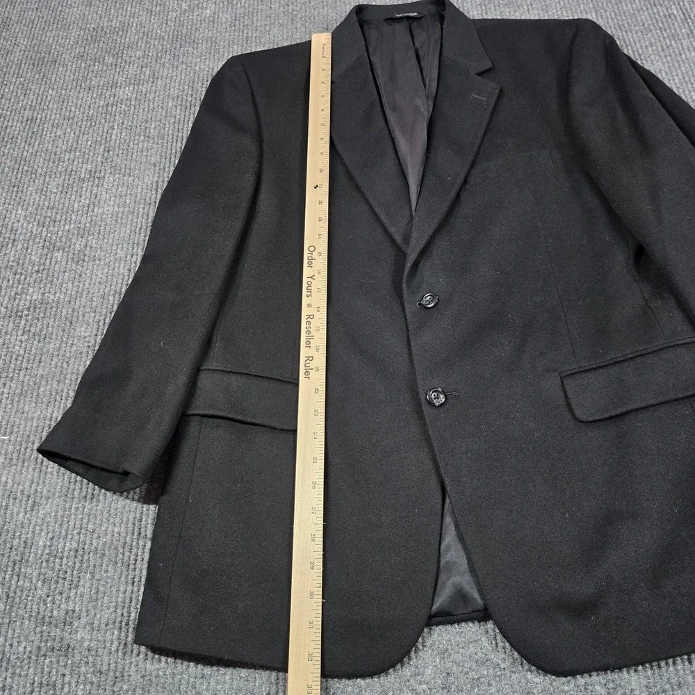 Jos. A. Bank Gordon Blazer‎ Mens 44 Black Cashmere Lined Single-Breasted Coat